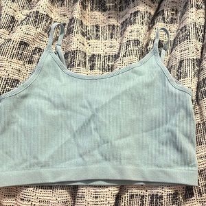 Teal crop top size small/medium woman’s
